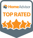 Top rated roofing service badge